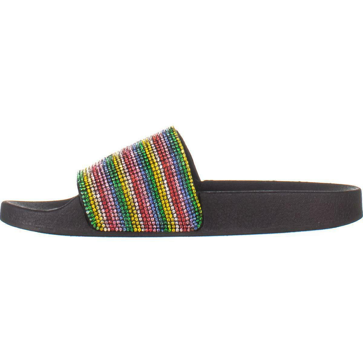 madden girl Fancy Slide Sandals 356, Rainbow, 7 US / 38 EU - Sandals & Flip Flops