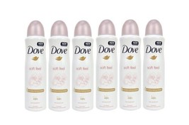 Dove Soft Feel Antiperspirant Deodorant Spray, 6 Pack - $22.40