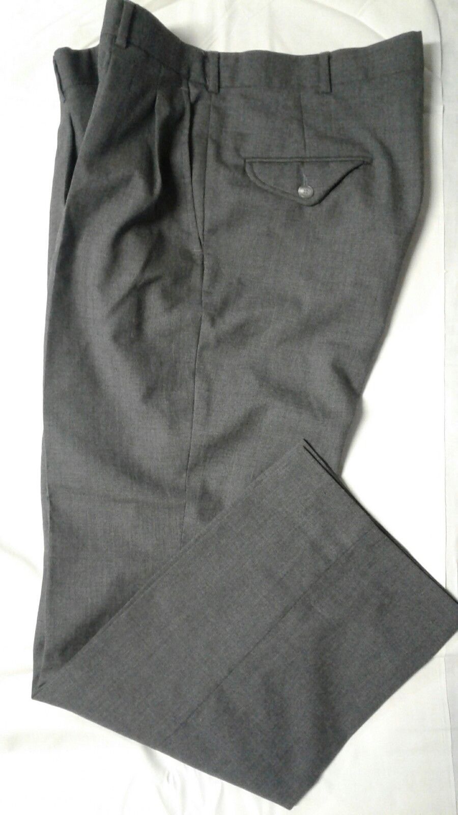 LL Bean Mens Pleated Front Dress Pants W-36 x L-30