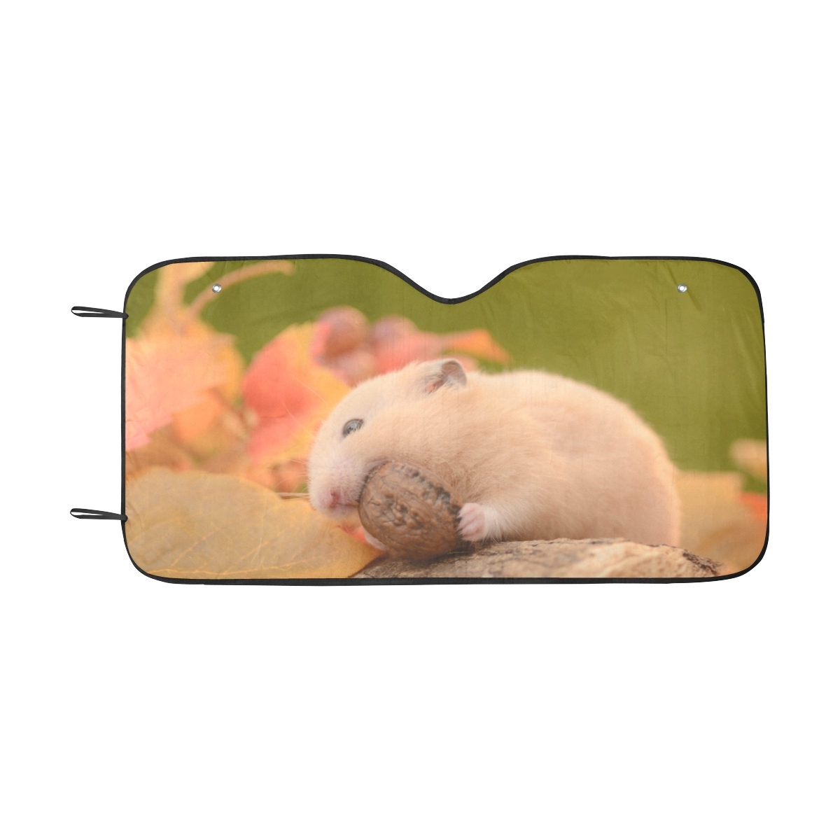 Car Shade For Window Cute Little Hamster Eating Pattern Car Windshield