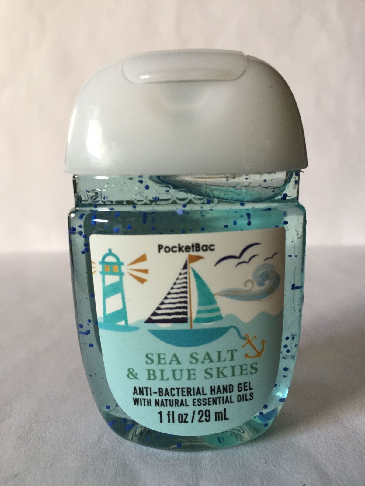 Bath & Body Works SEA SALT & BLUE SKIES Pocketbac Anti-Bacterial Gel *NEW*