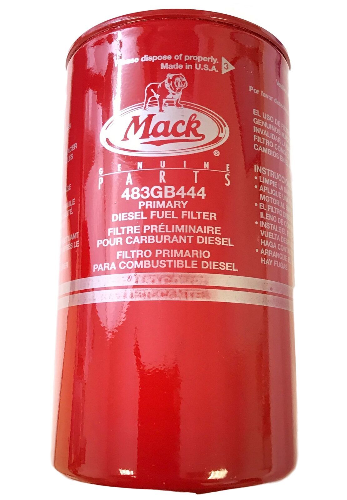 Mack 483GB444 Primary Diesel Fuel Filter Fuel Filters