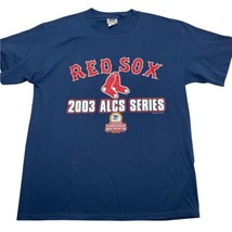Lee Sport Boston Red Sox 2003 ALCS Series MLB Blue T-Shirt Men’s Large - $19.00