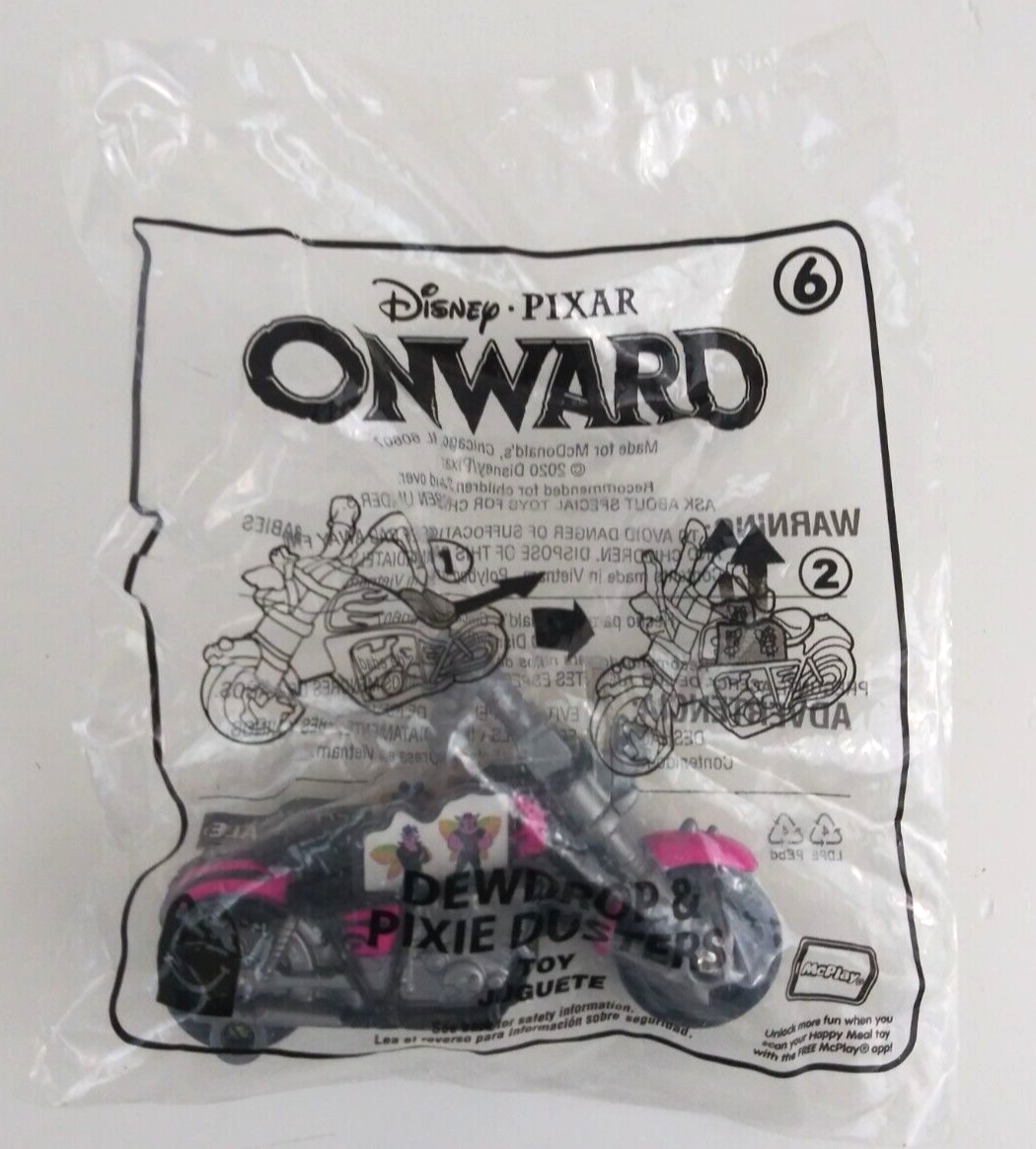 New Disney/Pixar Onward #6 Dewdrop & Pixie Dusters McDonald's Toy ...