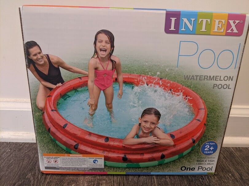 intex watermelon inflatable pool