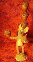 Vintage Inspired Spun Cotton Nut Balancing Squirrel 264 image 1