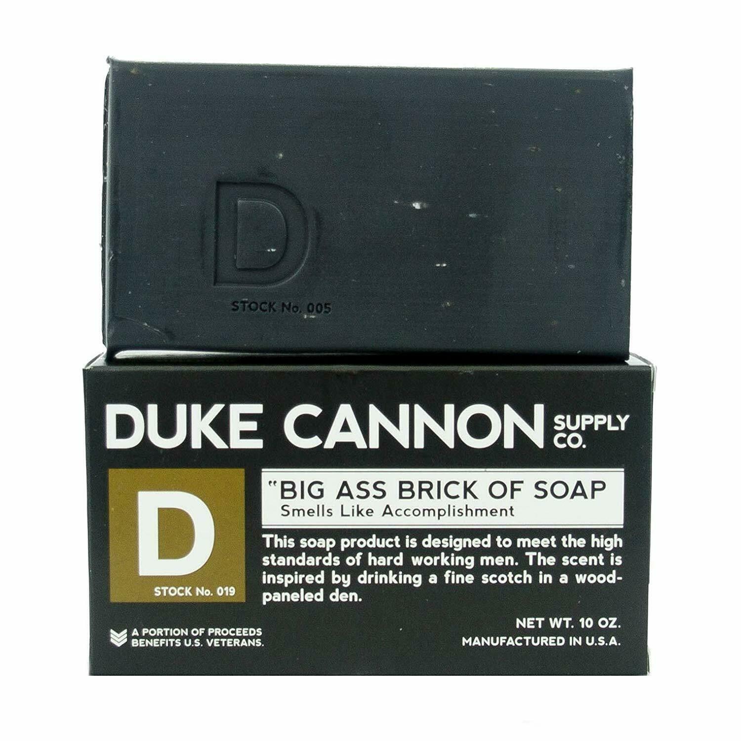 Duke Cannon Mens Big Ass Brick Soap Bar Smells Like Accomplishment