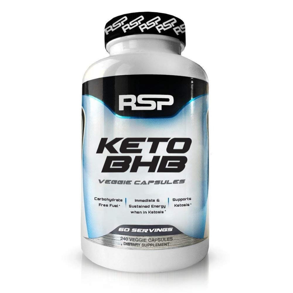 RSP Nutrition Keto BHB - Exogenous Ketones 2400mg goBHB BHB Salts 60 Caps