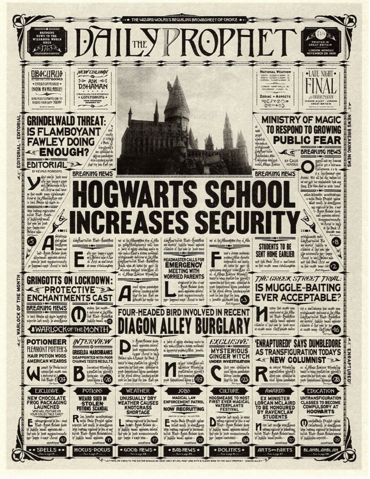 daily-prophet-harry-potter-hogwarts-school-increases-security-prop