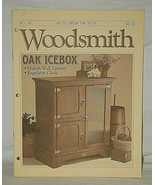 Woodsmith Oak Icebox Woodworking Magazine No 36 November December 1984 - $9.89