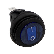 HEISE Rocker Switch - Illuminated Blue Round - 5-Pack [HE-BRS] - $24.35