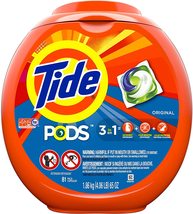 Tide PODS 3 in 1 HE Turbo Laundry Detergent Pacs, Original Scent, 81 Cou... - $29.79