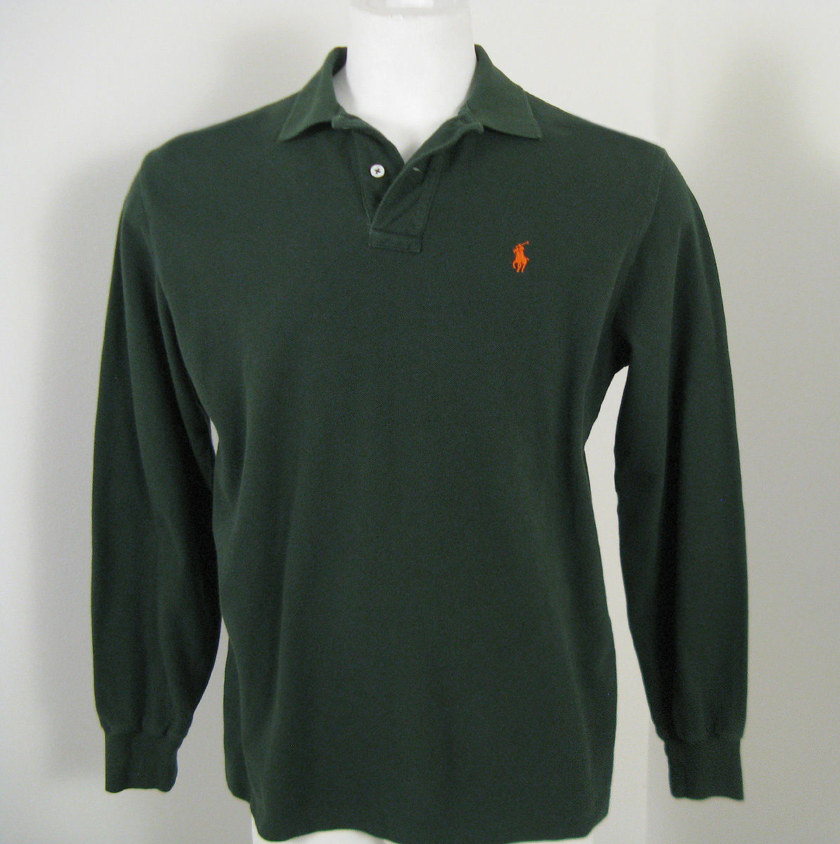 Primary image for NEW! Polo Ralph Lauren Long Sleeve Polo Shirt!  *100% Cotton Mesh Material*