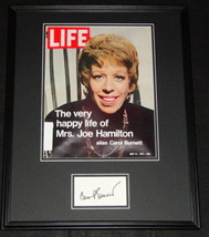 Carol Burnett Signed Framed ORIGINAL 1971 Life Magazine Cover 16x20 Display image 1