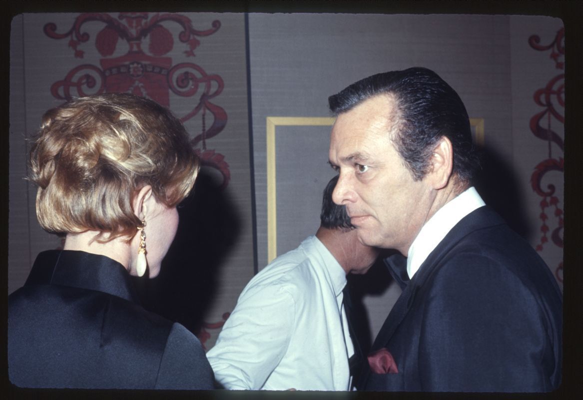 1970 DAVID JANSSEN & ROSEMARY FORSYTH Live Candid Original 35mm Slide