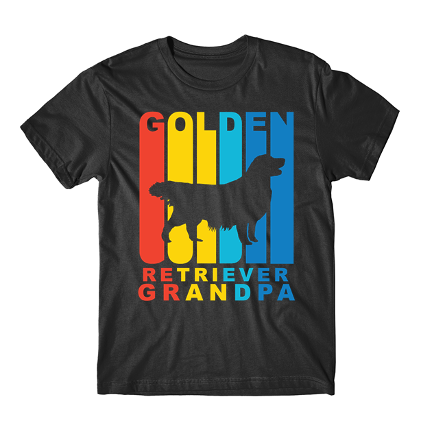 t shirt golden retriever