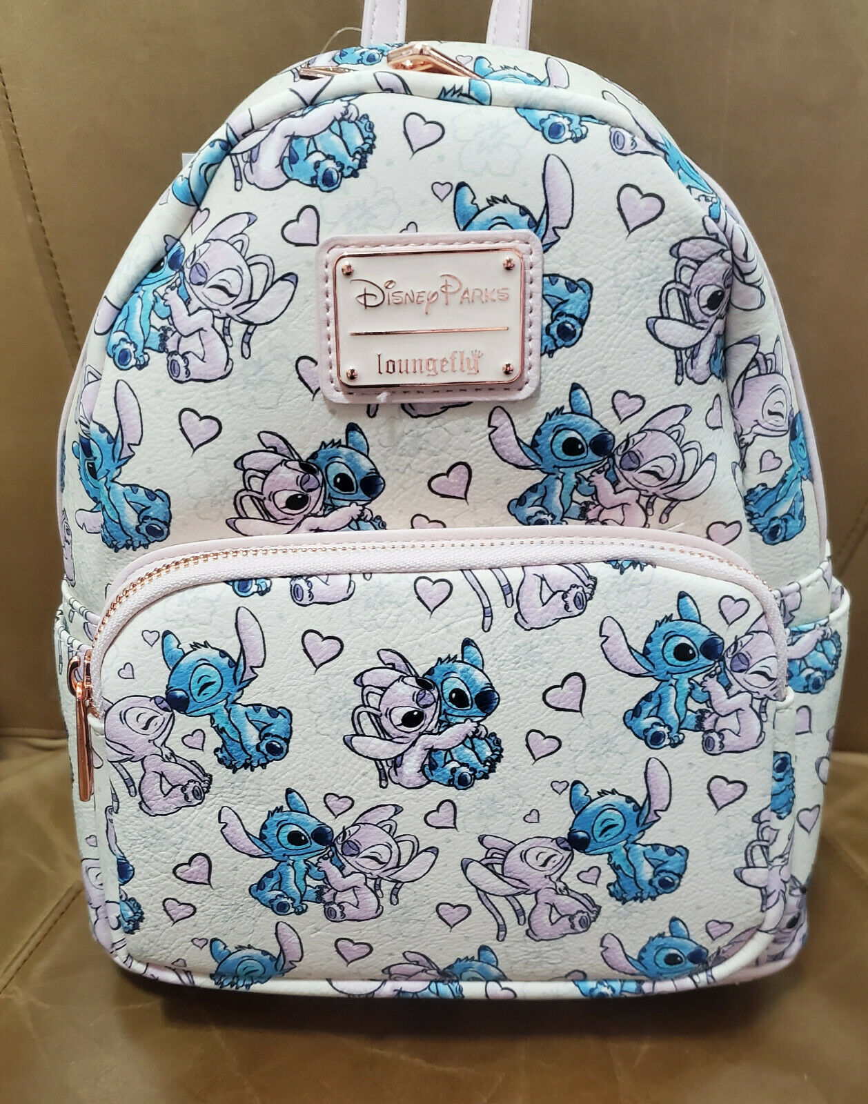 SOLD OUT NWT Loungefly Disney Stitch and Angel Mini Backpack 2021 - Other