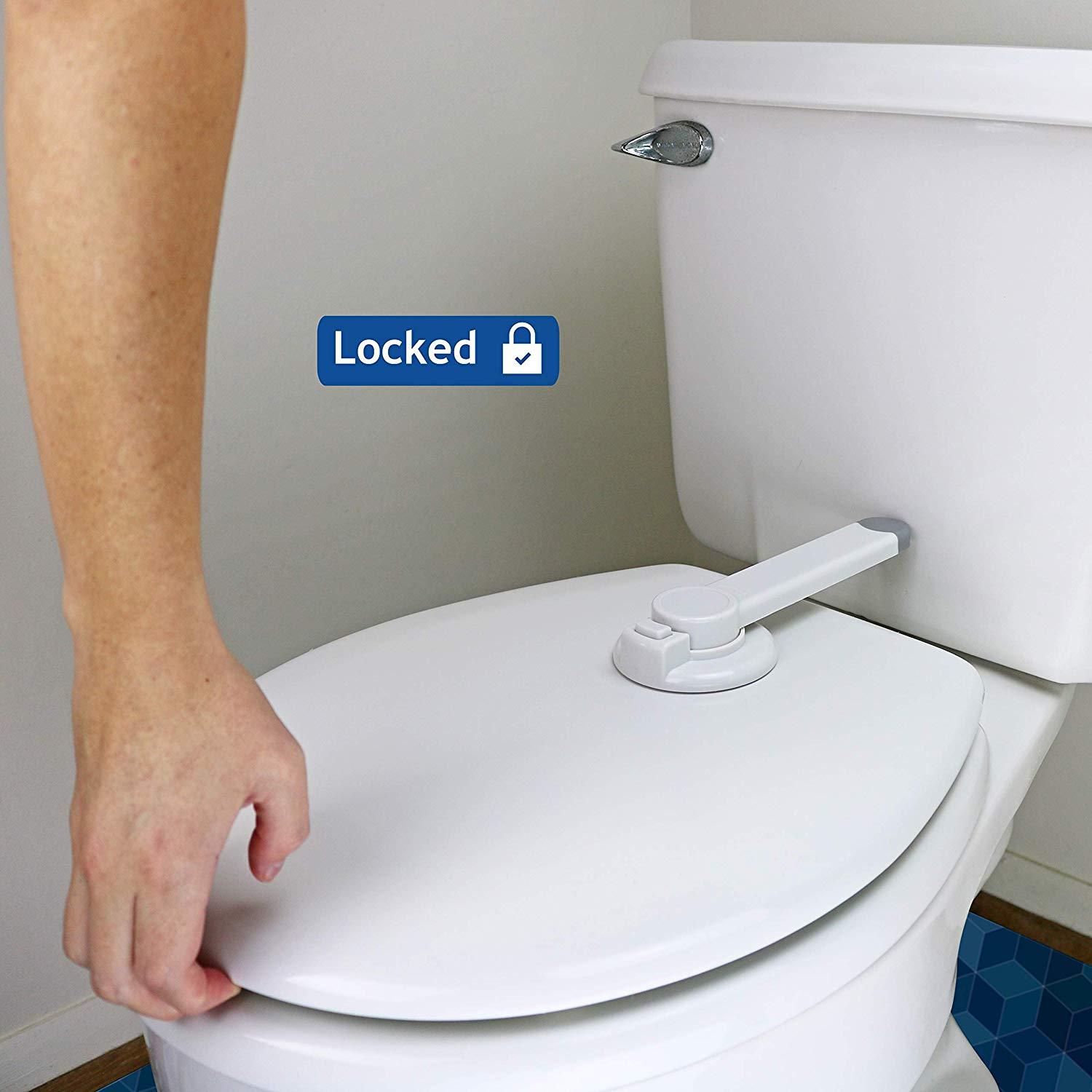 Baby Toilet Lock Ideal Baby Proof Toilet Lid Lock with Arm ...