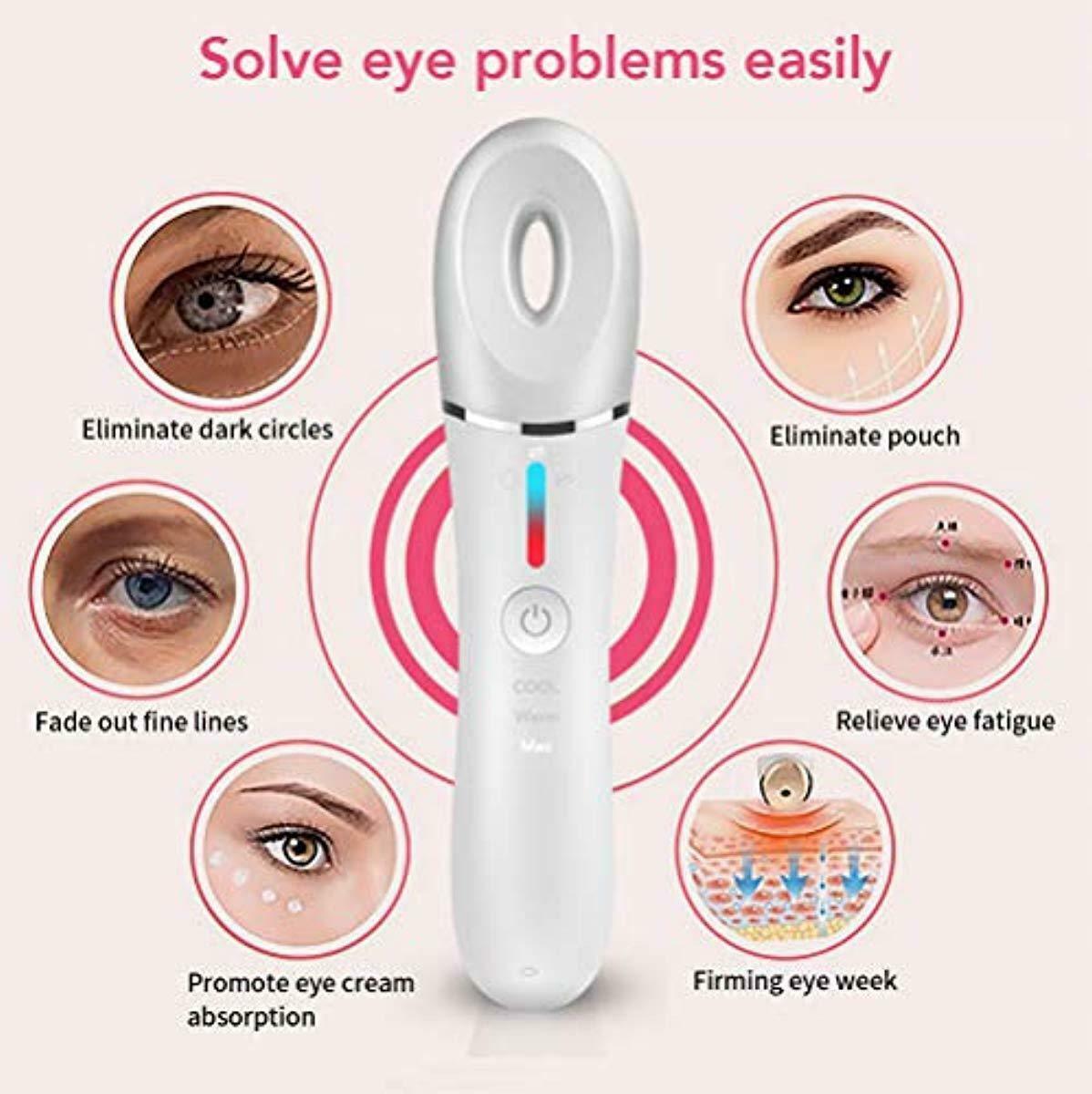 Eye Massager,Eyes Care Machine Hot and Cold Vibration Visual Massage