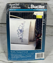 Bucilla Special Edition Butterfly Wonder Pillow Cases Stamped Kit 63203 ... - $9.99