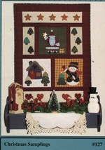 Christmas Sampling Stitch Connection Applique Quilt Wall Hanging Pattern... - $11.99