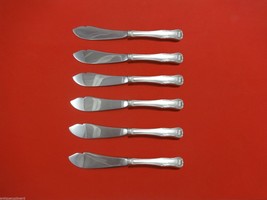 King by Kirk Sterling Silver Trout Knife Set 6pc. HHWS  Custom Made 7 1/2" - $418.10
