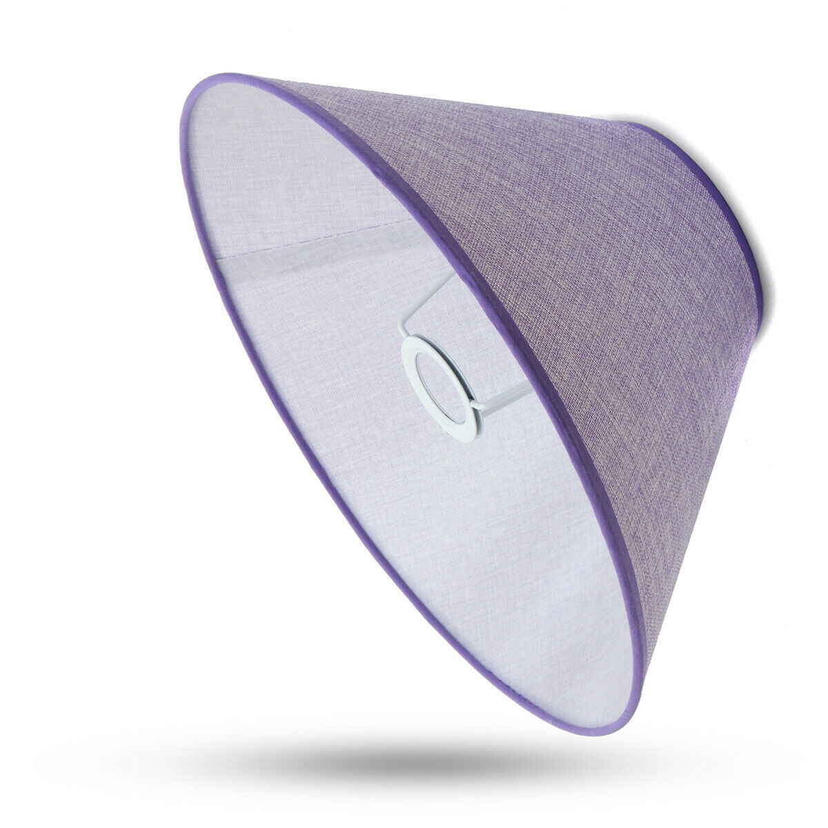 Ceiling Lamp Shade Cotton Textured Fabric PVC Linen Room Table