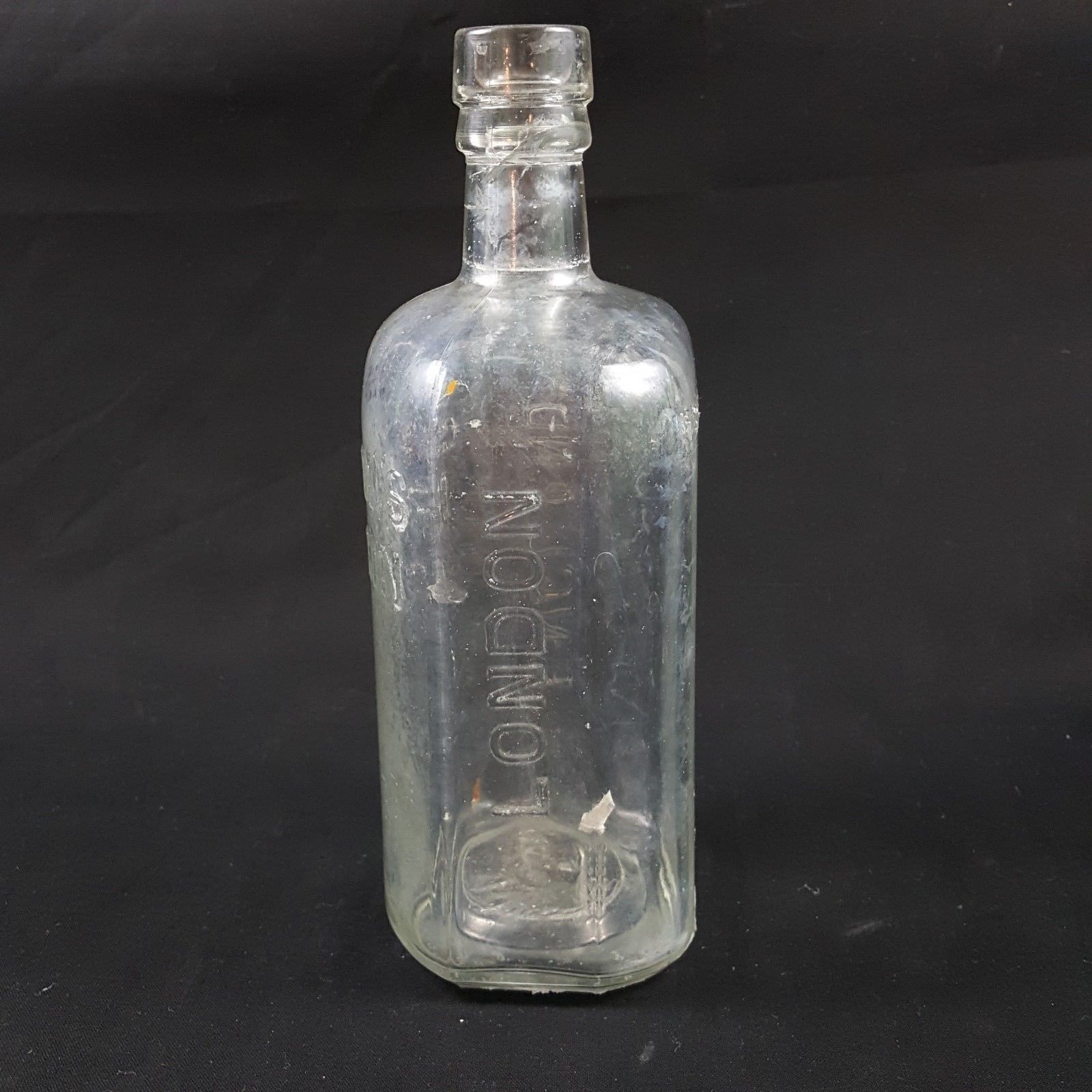 Antique Gordons Dry Gin Liquor Bottle Clear Glass Distillery Spirits ...