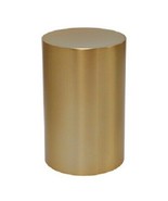 Large/Adult 200 Cubic Inches Gold Color Stainless Steel Cylinder Cremati... - $189.99