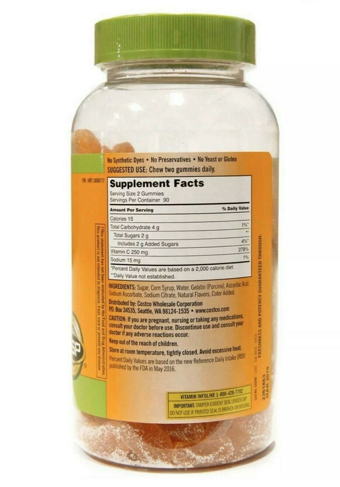 Kirkland Signature Vitamin C Adult Gummies And 31 Similar Items