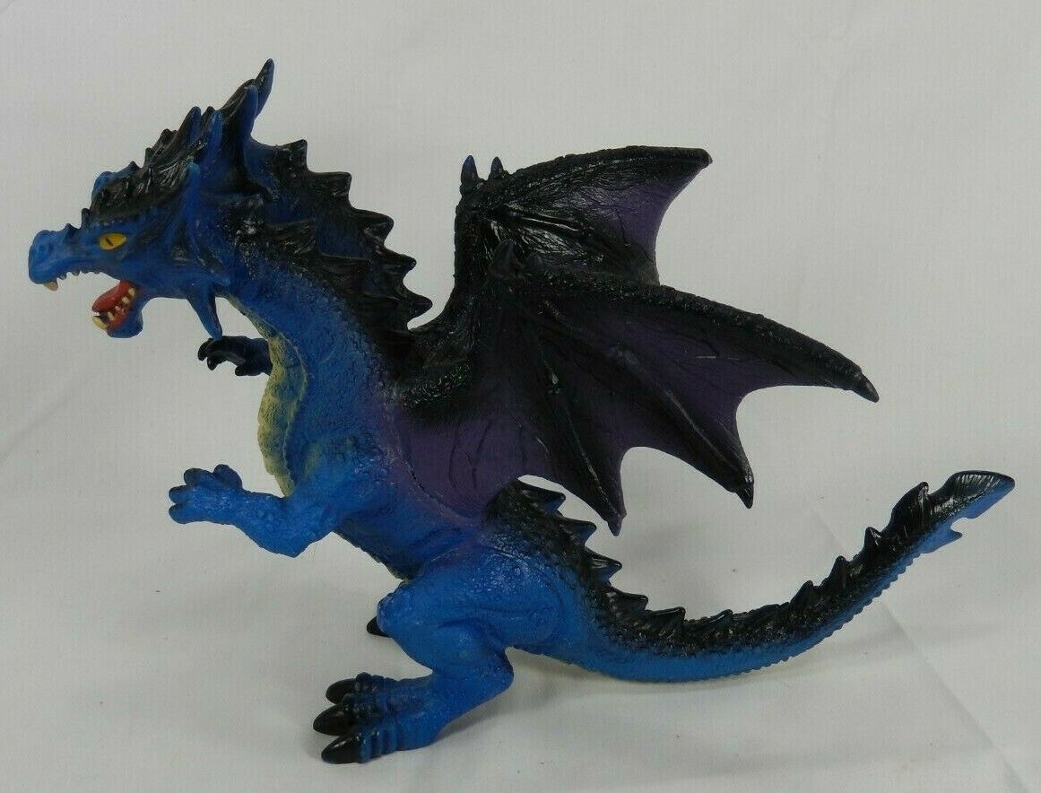 Toys R Us Maidenhead Blue Two Headed Dragon Rubber Fantasy - Fantasy