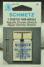 Schmetz Sewing Machine Stretch Twin Needle 1774 - $8.46