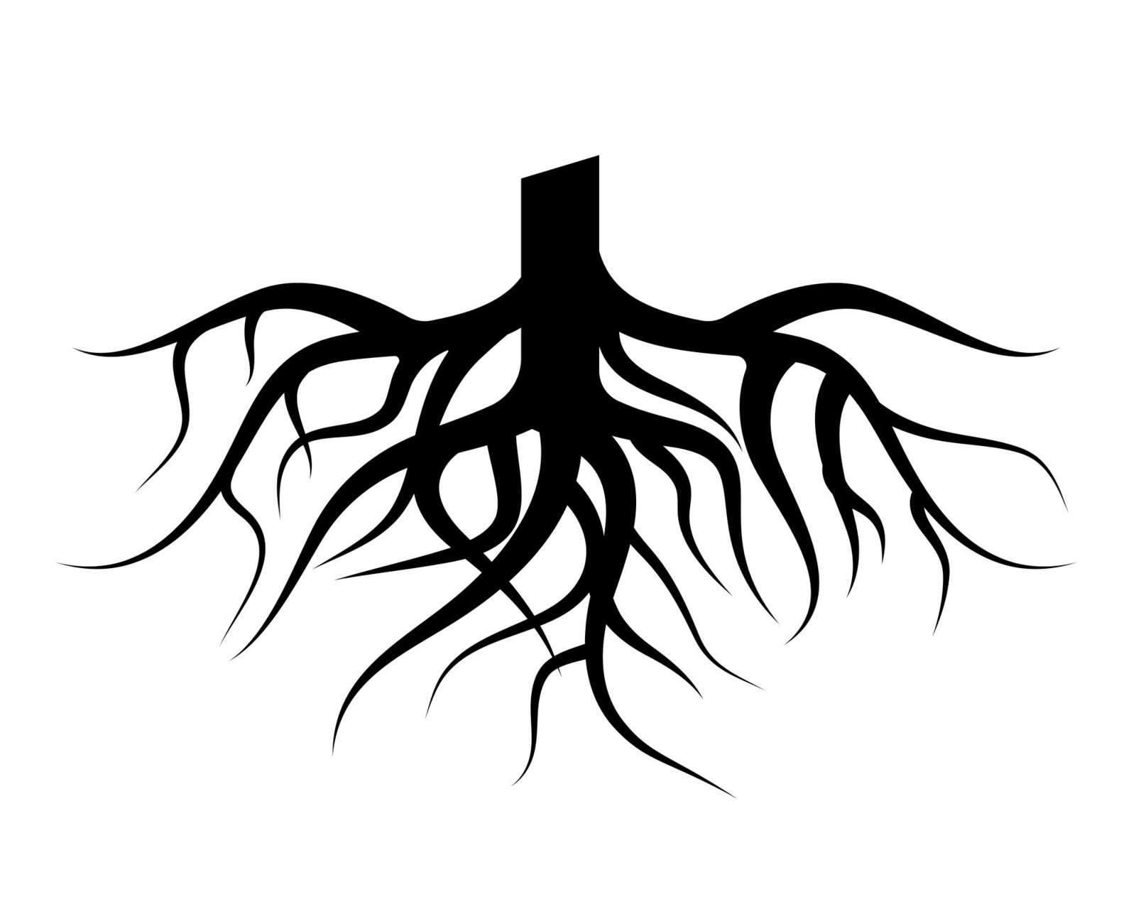 Root svg, roots svg, tree roots svg, roots template, root dxf, roots ...