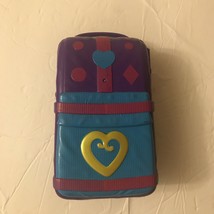 Polly Pocket Beach Vibes Backpack Case With 2 Dolls Purple Colorful Fun 2017 - $14.99