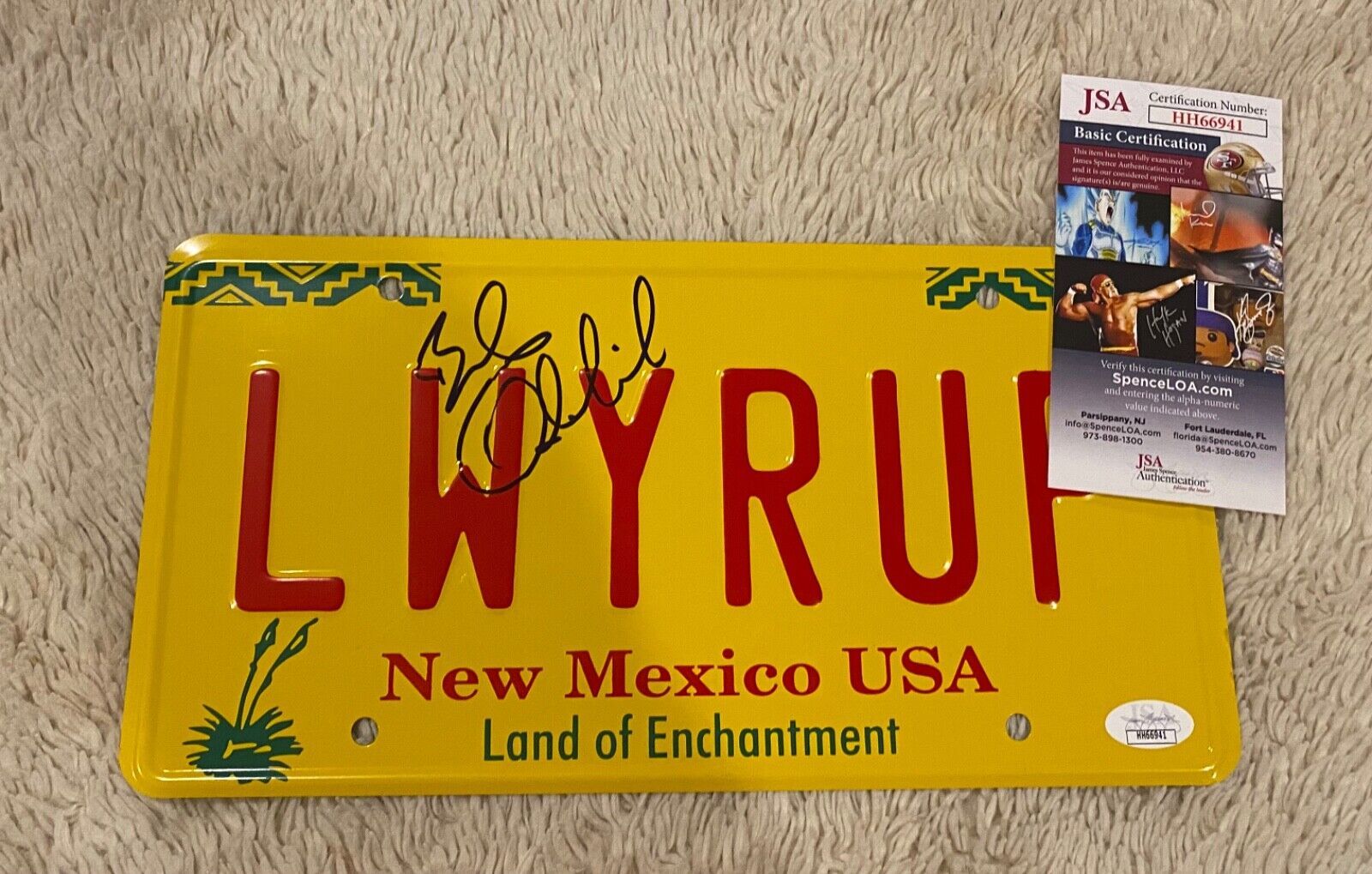 Bob Odenkirk Auto Lawyer Up License Plate Better Call Saul Breaking Bad Auto JSA Television