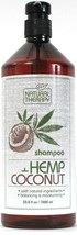 1 Bottle Natural Therapy 33.8 Oz Hemp Coconut Moisturizing Shampoo With Pump