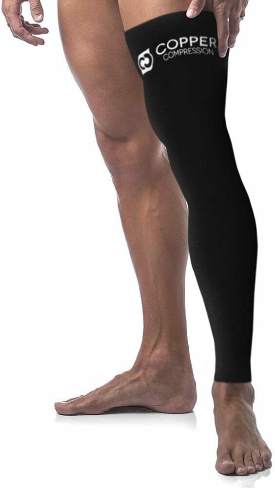 Copper Compression Full Leg Sleeve Highest Copper Sleeve Single Leg Orthotics Braces