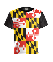 Maryland T-shirt Proud Maryland flag Coat of Arms Maryland Sport T-Shirt... - $31.99