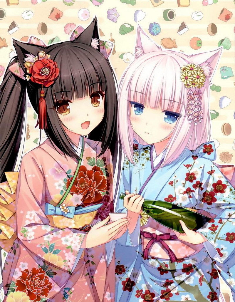 Nekopara Anime Chocolat Vanilla Kimono and 41 similar items