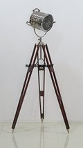 NauticalMart Classical Designer Searchlight With Teak Wood Tripod Stand 