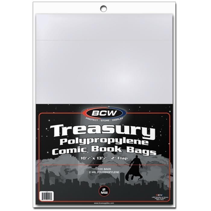 200 - BCW Current Modern Resealable 2-Mil Polypropylene Comic Book Bags!