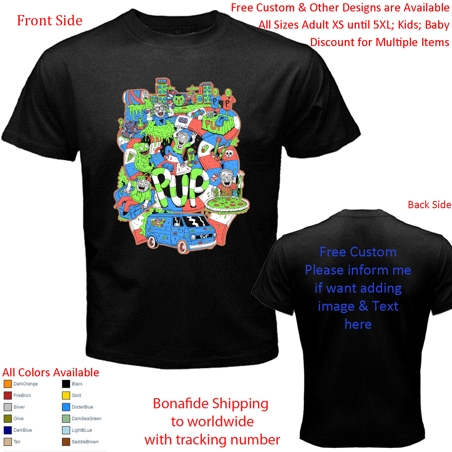 pup the band shirt