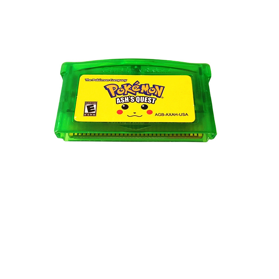 Pokemon Ash's Quest Game Cartridge For Nintendo Game Boy Advance GBA USA Version