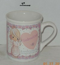 Coffee Mug Cup Precious Moments "Godmother" Ceramic - $8.91