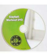Gold&#39;s Gym Stayball Workout DVD DISC ONLY Part #244385 - $1.06
