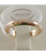 SOLID 18K YELLOW GOLD WEDDING BAND UNOAERRE RING 5 GRAMS MARRIAGE MADE I... - $687.80
