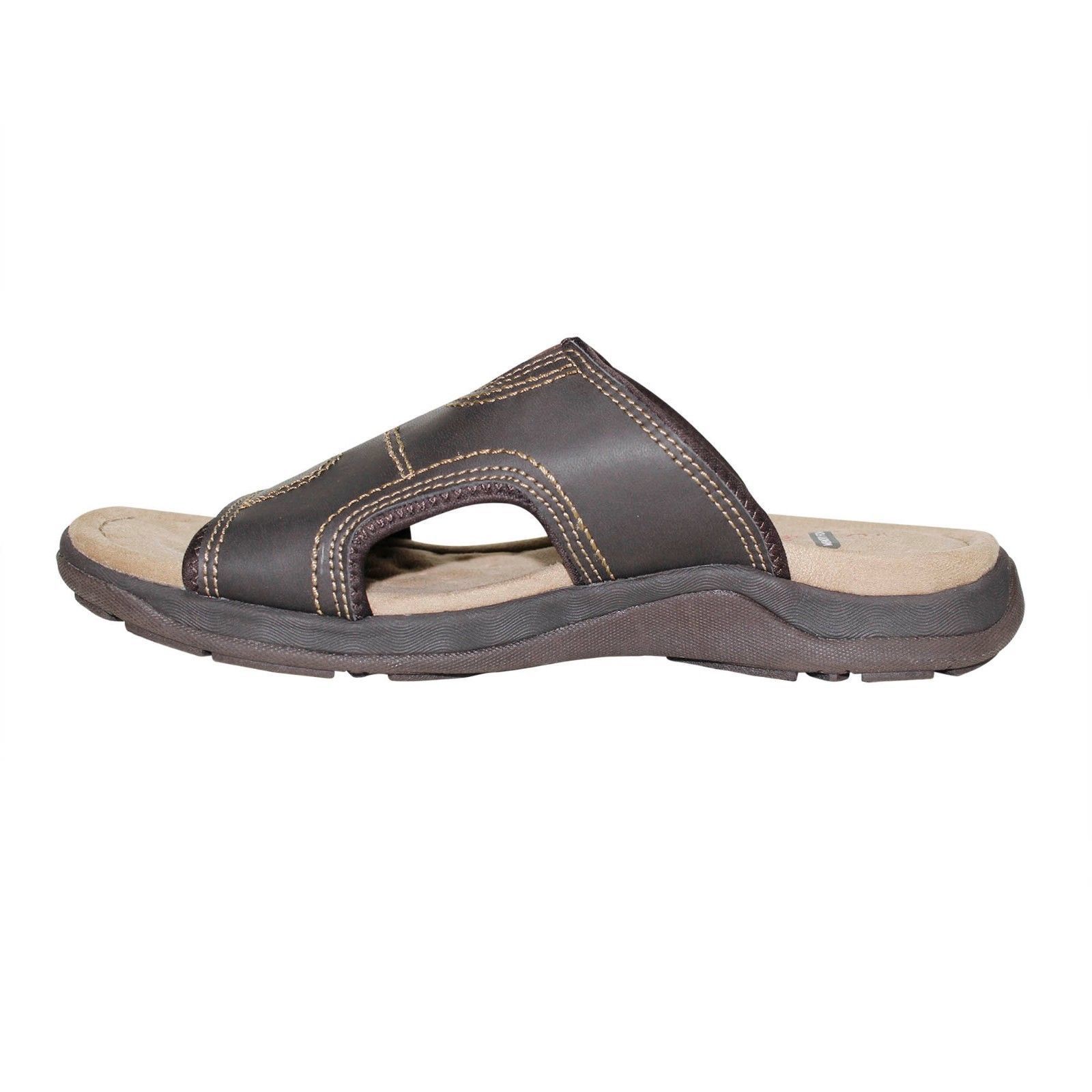 NEW - WRANGLER Men's Brown Memory Foam Comfort Slide Sandals size 7 ...