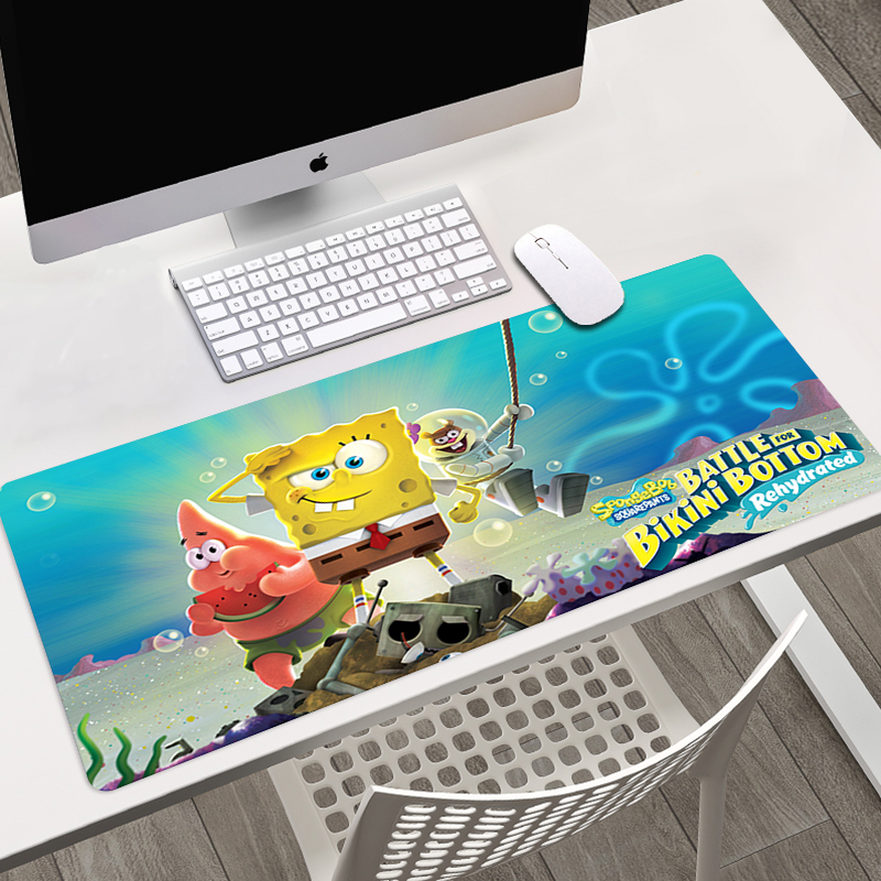 Spongebobs Computer Gaming Mouse Pad Large Keyboard Gamer Mouse