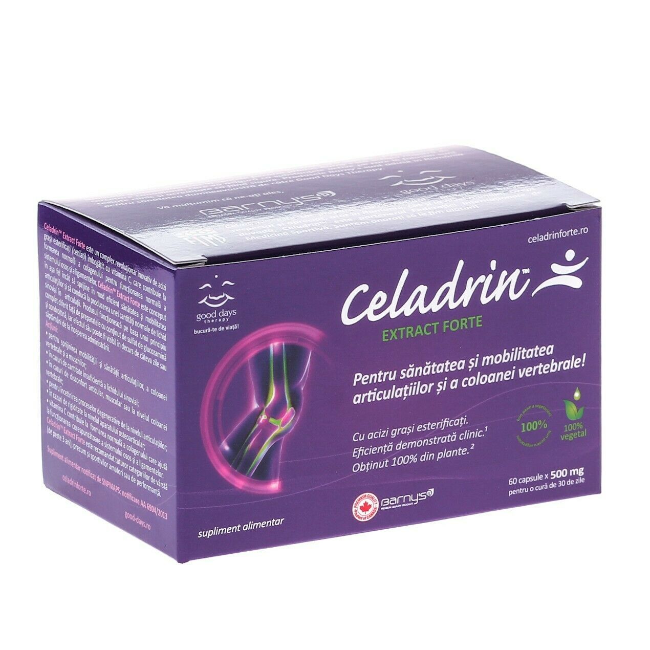 Celadrin Extract Forte 500 mg 60 capsule - Good Days Therapy