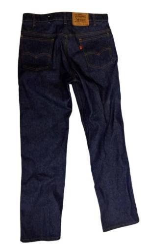 Vintage LEVIS 509-0217 Dark Wash Rigid Stiff Blue Jeans Men's 34-31 - Jeans